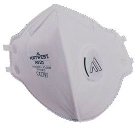 Portwest P310 - FFP3 szelepes Dolomite félbehajtható pormaszk, fehér termék fő termékképe